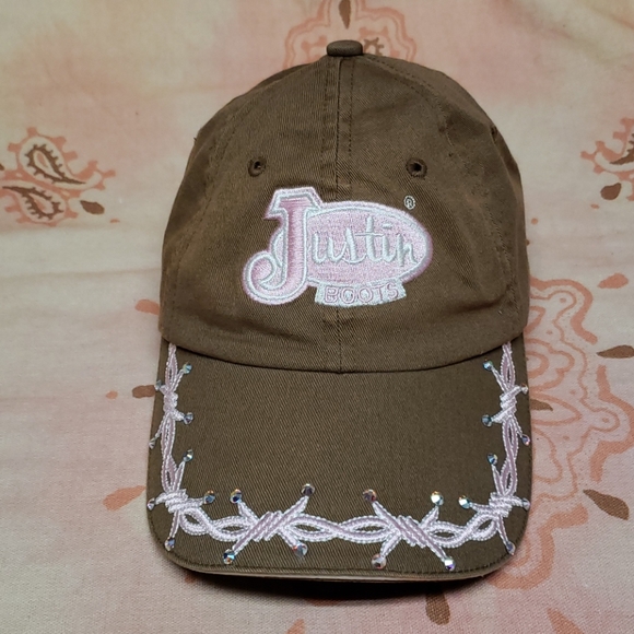 Justin Boots Accessories - Justin Boots Hat. Rhinestone. Barbed wire.